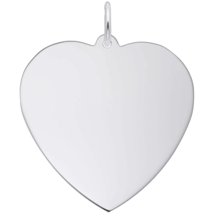 Heart Charm White Gold - 10-4607