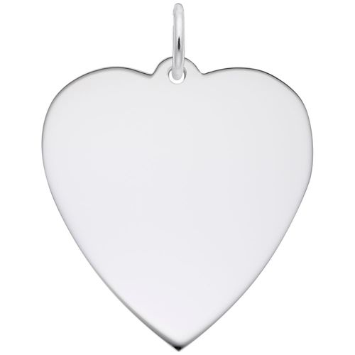 Heart Charm White Gold - 10-4606
