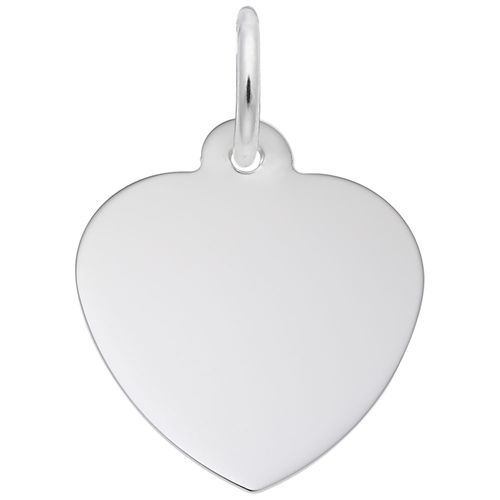 Heart Charm White Gold - 10-4608