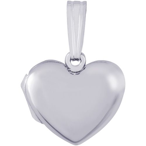 Heart Locket Charm Silver - 10-8606