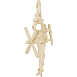 Helicopter Charm 10K Gold - 10-4675
