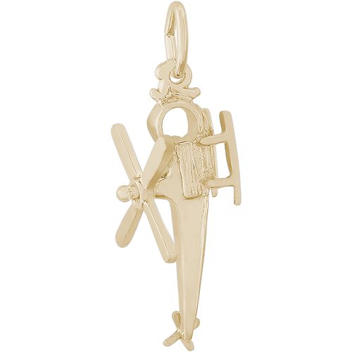 Helicopter Charm 10K Gold - 10-4675