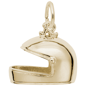 Helmet Charm-10K Gold - 10-8288