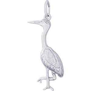 Heron Charm Silver - 10-2826