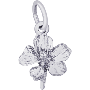 Hibiscus Charm Silver - 10-5155