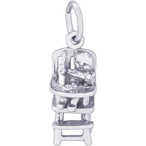 High Chair Charm Silver - 10-0645