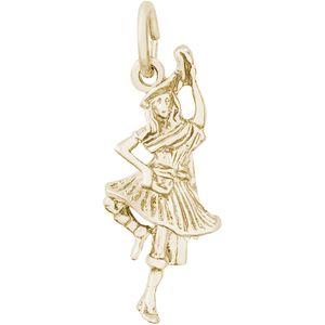 Highland Dancer Charm 14K Gold - 10-0479