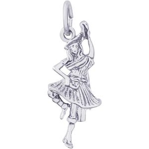 Highland Dancer Charm Silver - 10-0479