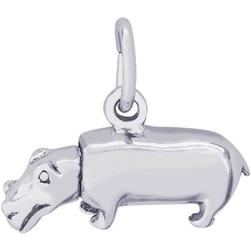 Hippo Charm Silver - 10-2136