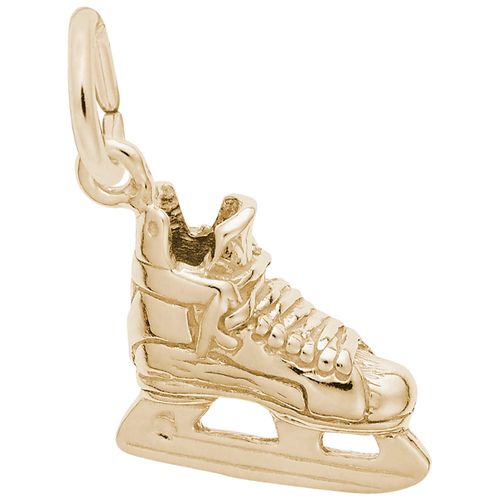 Hockey Skate Charm 10K Gold - 10-3359