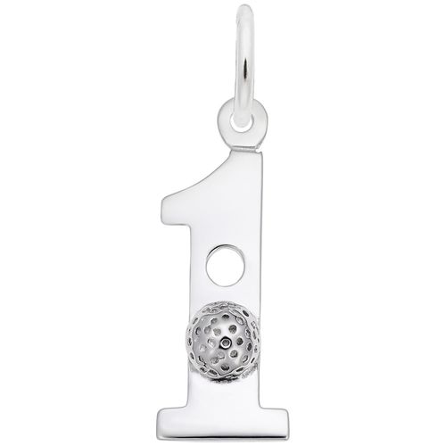Hole In 1 Golf Charm Silver - 10-1772