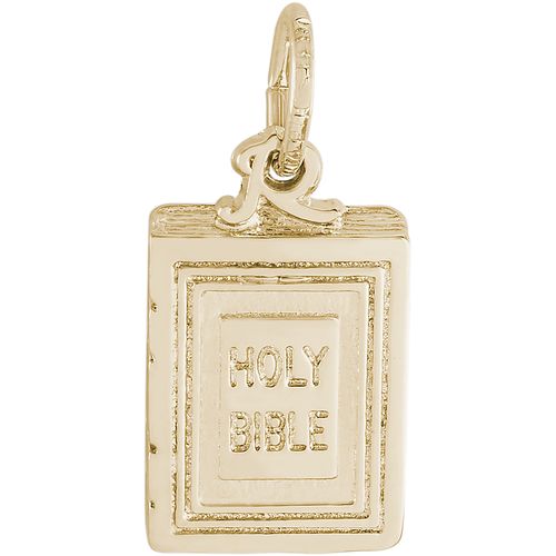 Holy Bible Charm Gold Plated - 10-8134