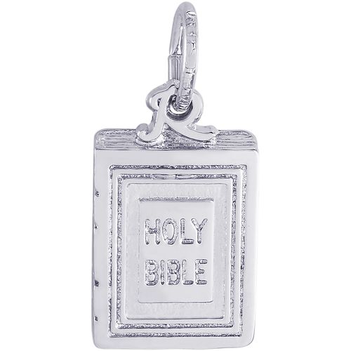Holy Bible Charm White Gold - 10-8134