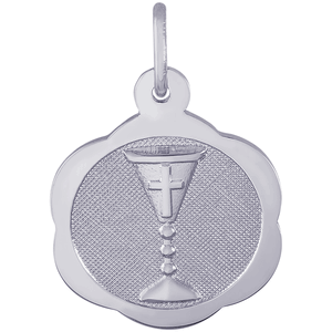 Holy Communion Chalice Charm Silver - 10-8344