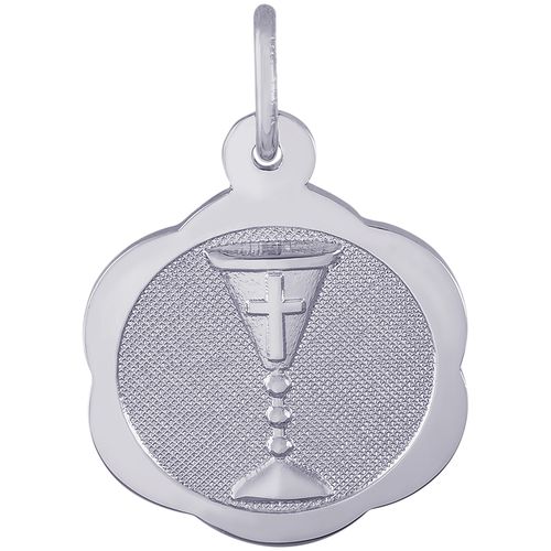 Holy Communion Chalice Charm Silver - 10-8344