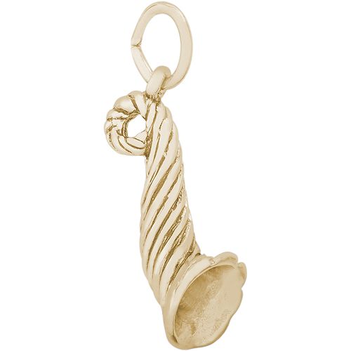 Horn Of Plenty Charm Gold Plated - 10-1000