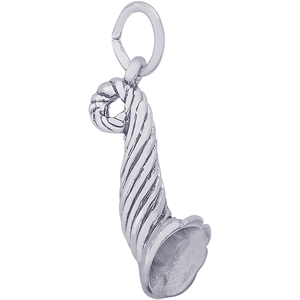 Horn Of Plenty Charm White Gold - 10-1000