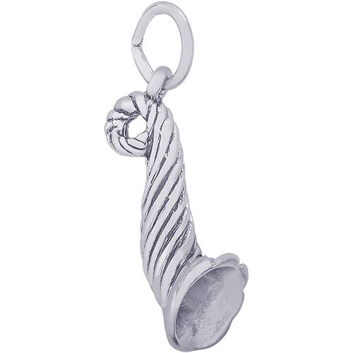 Horn Of Plenty Charm White Gold - 10-1000