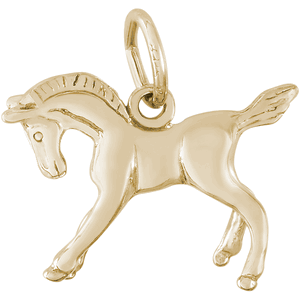 Horse Charm Gold Plated - 10-0356