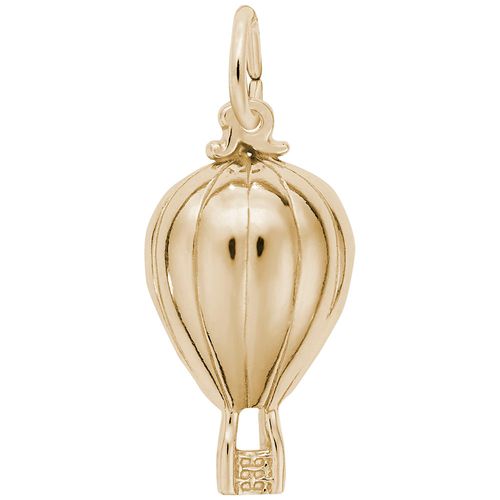 Hot Air Balloon Charm Gold Plated - 10-8208