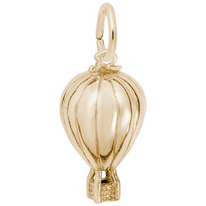 Hot Air Balloon Charm Gold Plated - 10-8209