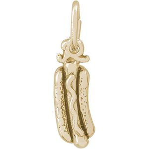 Hot Dog Charm Gold Plated - 10-2267