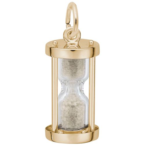 Hourglass Charm 14K Gold - 10-3647
