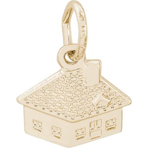 House Charm Gold Plated - 10-0418