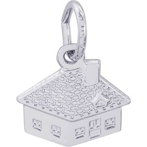 House Charm White Gold - 10-0418