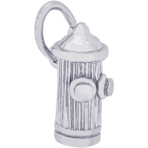 Hydrant Charm White Gold - 10-0248