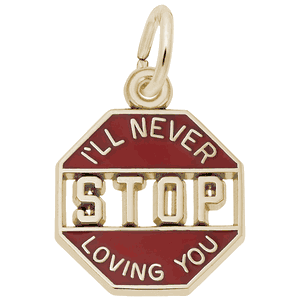 I'll Never Stop Loving Charm 14K Gold - 10-2749