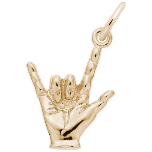 I Love You Charm 14K Gold - 10-7794