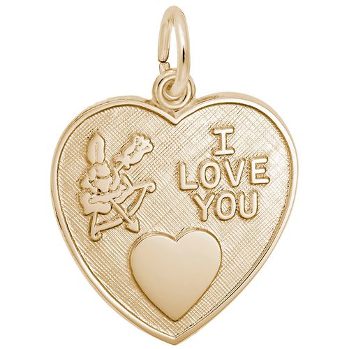 I Love You Charm Gold Plated - 10-4064