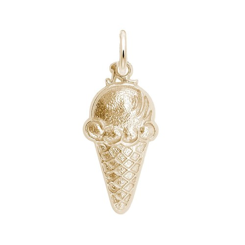Rembrandt Ice Cream Charm - 10K Gold - 10-1013-0-10K