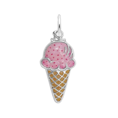 Rembrandt Ice Cream - Painted Charm - Silver - 10-1013-1-SS