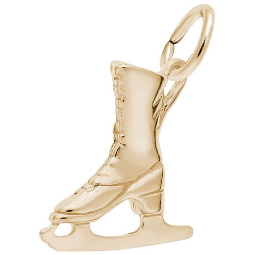 Ice Skate Charm 10K Gold - 10-0938