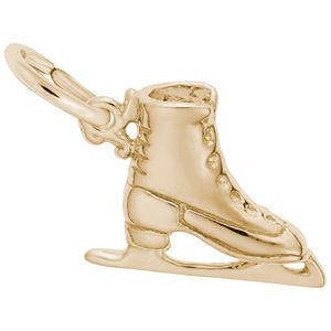 Ice Skate Charm 10K Gold - 10-3056