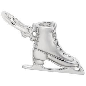 Ice Skate Charm Silver - 10-3056