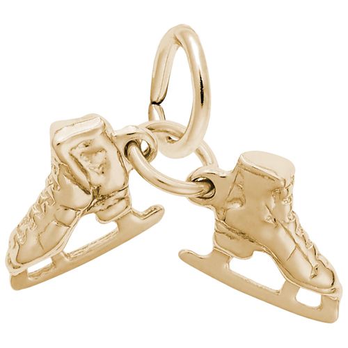 Ice Skates Charm 10K Gold - 10-0521