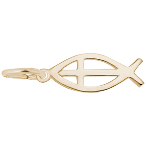 Ichthus Charm Gold Plated - 10-3634