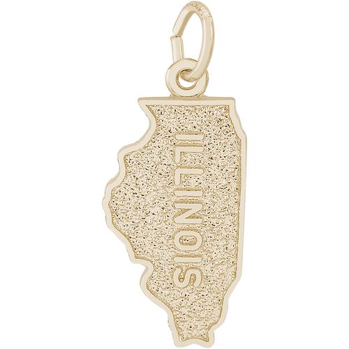 Illinois Charm 14K Gold - 10-3300