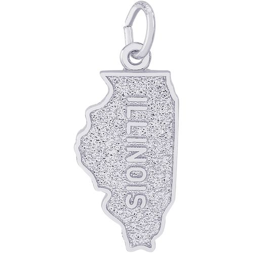 Illinois Charm Silver - 10-3300