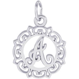 Initial A Charm Silver - 10-0817-1