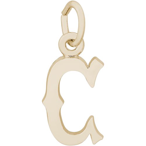 Initial C Charm Gold Plated - 10-4766-3