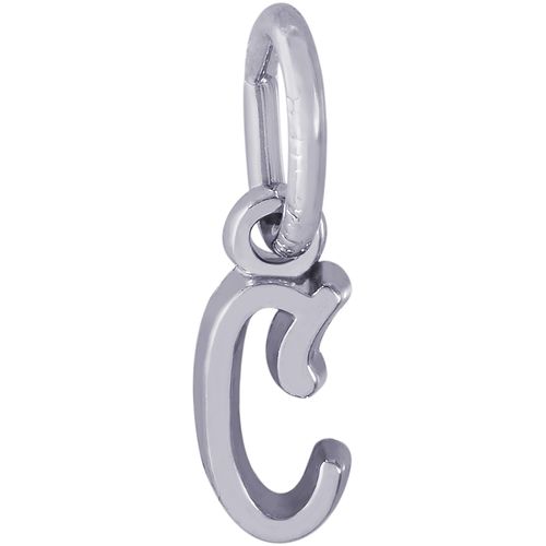 Initial C Charm White Gold - 10-5420-3