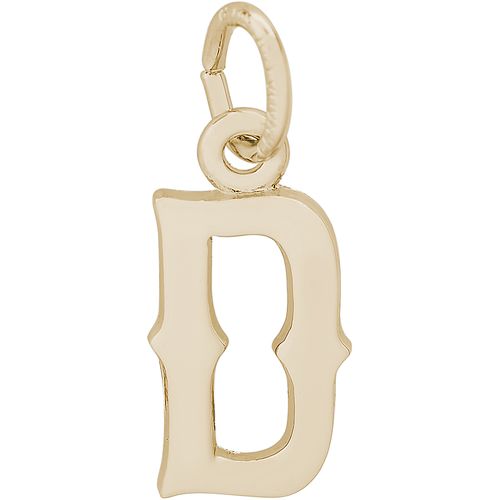 Initial D Charm Gold Plated - 10-4766-4