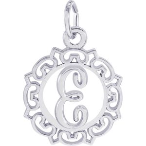 Initial E Charm Silver - 10-0817-5