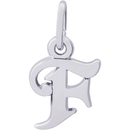 Initial F Charm Silver - 10-4765-6