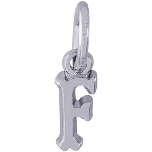 Initial F Charm Silver - 10-5420-6