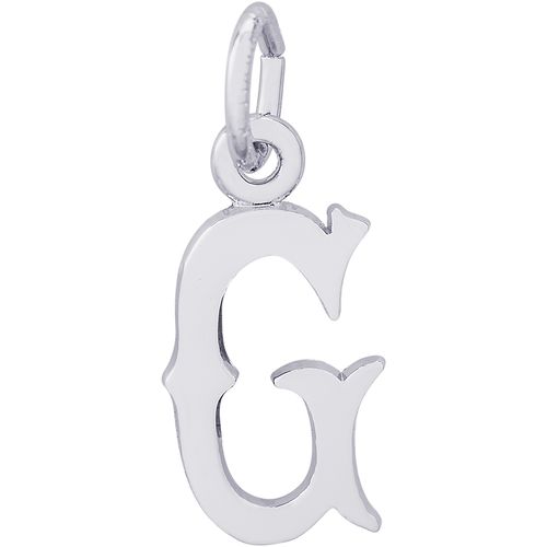 Initial G Charm Silver - 10-4766-7